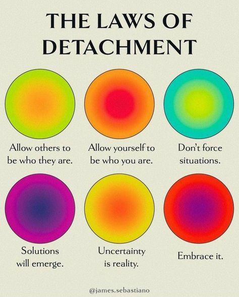 Laws Of Detachment, Law Of Detachment, Vie Motivation, Energy Healing Spirituality, Higher Self, Positive Self Affirmations, Spirituality Energy, Mental And Emotional Health, Emotional Health