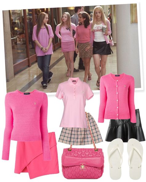 Mean Girls Group Costume, Mean Girls Halloween Costume, Mean Girls Fashion, Mean Girls Halloween Costumes, Mean Girls Costume, Mean Girls Halloween, Mean Girls Party, Mean Girls Aesthetic, Mean Girls Outfits