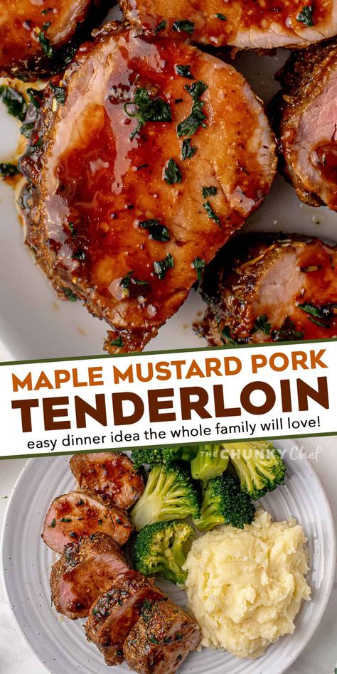 Unique Pork Tenderloin Recipes, What To Do With A Pork Tenderloin, Recipes With Tenderloin, Pork Tenderloin Recipes Honey Mustard, Boneless Tenderloin Recipes, Pork Tenderloin Fall Recipes, Savory Pork Tenderloin Recipes, Pressure Cooker Pork Tenderloin Recipes, Pork Recipes For Dinner Easy Healthy