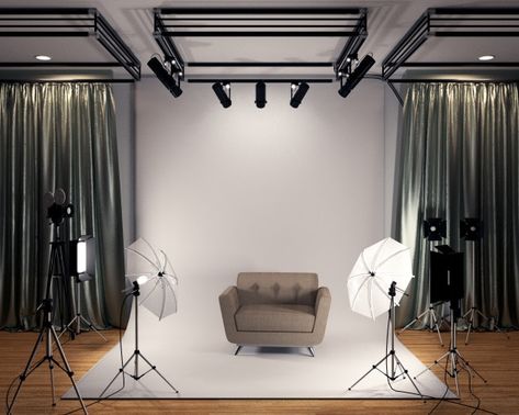 Home Filming Studio, Studio Videography, Small Photo Studio, Photo Studio Interior, Filming Studio, Content Room, Bohemian Studio, Studio Room Design, Studio Background Ideas