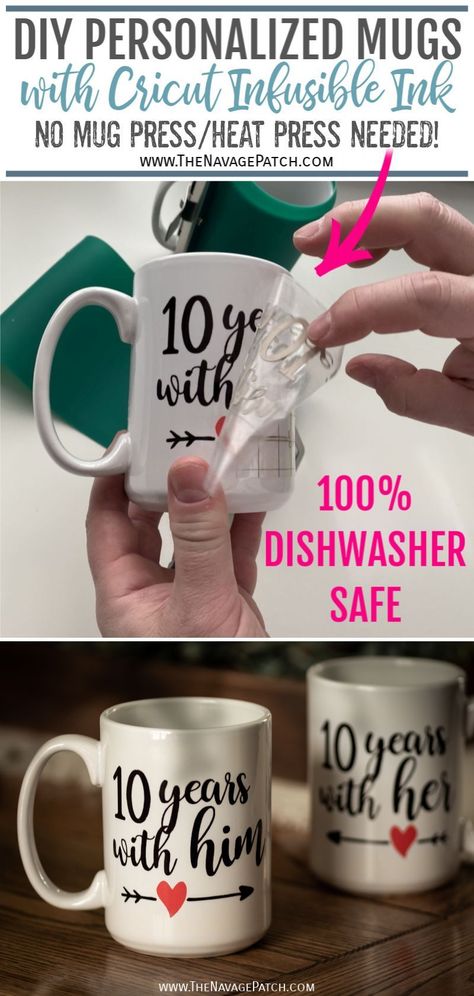 Infusible Ink Mugs, Infusible Ink Transfer Sheets, How To Use Cricut, Silhouette Cameo 4, Diy Tumblr, Cricut Hacks, Projets Cricut, Cricut Project Ideas, Diy Mugs