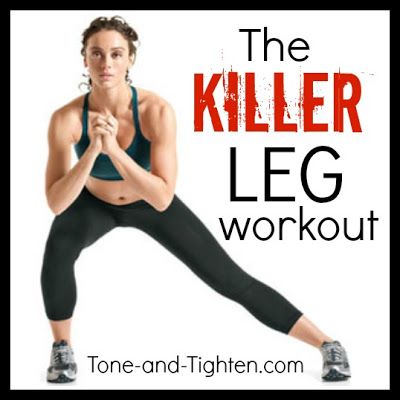 Killer leg workout from Tone  Tighten. I love their at home workouts for when I can't get out running or to the gym. You break a sweat and really feel the burn. Fitness Advertising, Killer Leg Workouts, Leg Circuit, Plie Squats, Workouts Routines, Weekly Workout Plans, Killer Legs, Leg Workouts, Circuit Workout