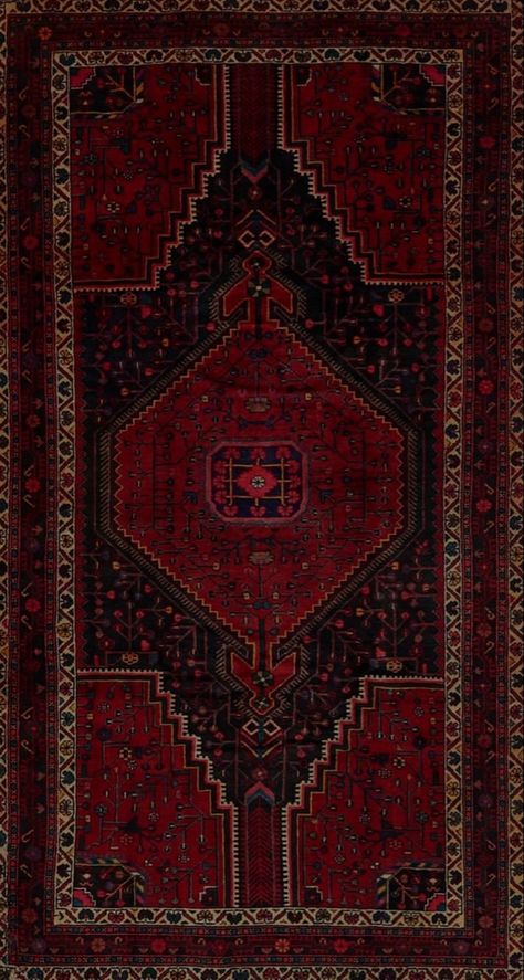 Dark Red Phone Wallpaper, Red Carpet Texture, Red Carpet Aesthetic, Red And White Wallpaper, Dark Red Rug, Victorian Carpet, Iranian Rugs, Red Persian Rug, Antique Persian Carpet