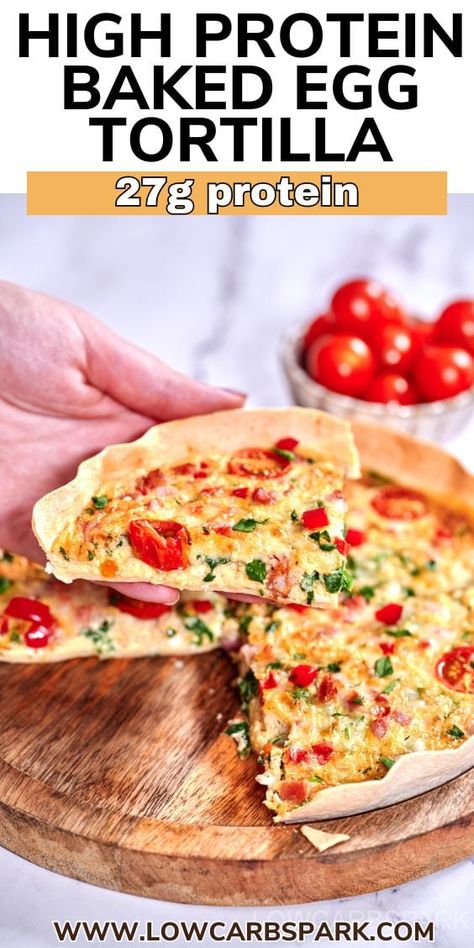 This baked egg tortilla is loaded with protein and vegetables, thanks to the addition of cottage cheese, making it a nutritious and satisfying option for any meal. It's perfect for breakfast, meal prep, or even dinner, and can be ready in just 20 minutes.rnrn Baked Cottage Cheese Tortilla, Cottage Cheese Tortilla Bake, Tortillas And Eggs Breakfast, Tortilla With Eggs And Cottage Cheese, Egg Breakfast Wrap Tortillas, Tortilla Eggs Cottage Cheese, Meal Prep Cottage Cheese Eggs, Egg Cottage Cheese Tortilla Bake, Breakfast Tortilla Egg Cottage Cheese