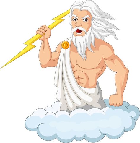 Zeus Cartoon, Easy Cartoon Drawings, Cartoon Drawing, Cartoon Drawings, Cartoon Styles, Free Vector Images, Easy Drawings, Premium Vector, Anime Drawings