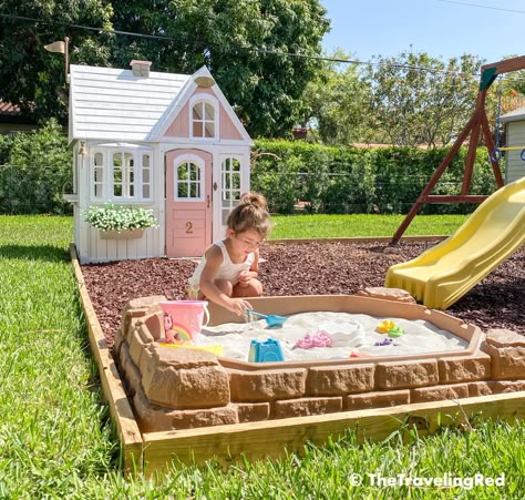 Playground At Home, Outdoor Play Space, Rubber Mulch, Kids Backyard Playground, Custom Backyard, Backyard Kids, Play Area Backyard, Backyard Kids Play Area, Toddler Outdoor