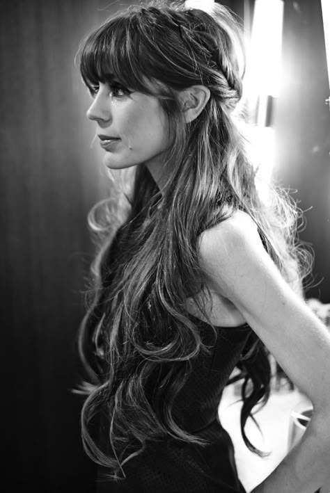 Revitalize Your Long Hair with Bangs Fishtail Braid, Long Hair With Bangs, Grunge Hair, Hair Envy, Long Hairstyles, Hair Dos, Gorgeous Hair, Trendy Hairstyles, Hair Day