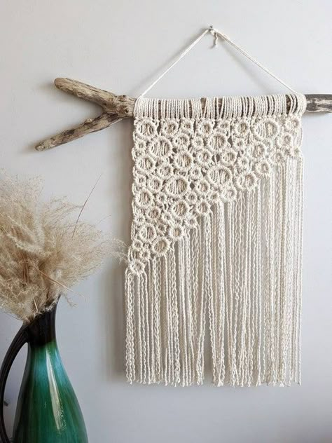 Art Macramé, Macrame Wall Hanger, Tutorial Macramé, Macrame Inspiration, Macrame Knots Pattern, Macrame Tapestry, Modern Wall Hanging, Macrame Wall Hanging Diy, Hanging Diy