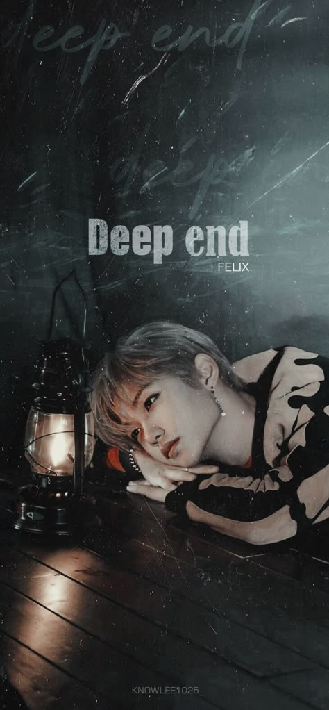 stray kids Felix Deep End Felix Wallpaper, Skz Replay Wallpaper, Felix Deep End, Stars And Raindrops Seungmin, Celebrity Fanart, Felix Pc, Skz Background, Wallpaper Deep, Wallpaper Cover