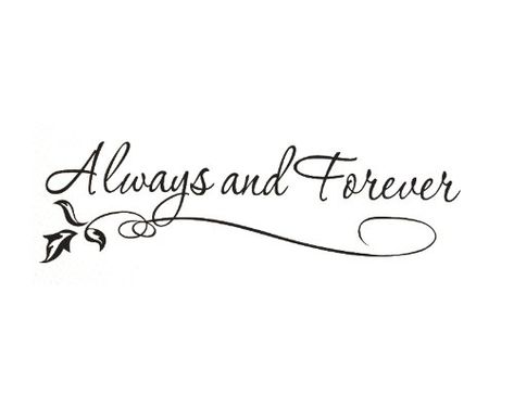 Tattoo Ideas Always And Forever, Always And Forever Tattoo The Originals, Together Forever Tattoo, Family Forever Tattoo, Forever Tattoo Ideas, Family Tattoo Quotes, Always Forever Tattoo, Always And Forever Tattoo, Minimalist Hairstyles