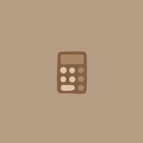 Brown Icons Calculator, Beige Calculator Icon, Brown Calculator Icon, Cute Calculator Icon, Calculator App Icon Aesthetic, Calculator Icon Aesthetic, Fall Ios 16, Brown Aesthetic Widgets, Western App Icons