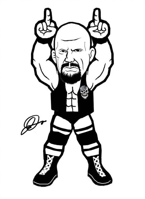 stonecold steve austin by abnormalchild on DeviantArt Wrestling Tattoos, Wwe Coloring Pages, Texas Rattlesnake, Austin Tattoo, Usos Wwe, The Hardy Boyz, Steven James, James Williams, Wwe Logo