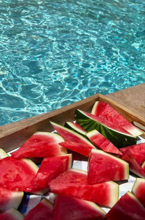 #summervibes #watermelon #pool #beachvibes #beach #summer Sommer Mad, Mirror Collage, Summer Core, Red Aesthetics, Summer Vision Board, Summer Mood Board, Summer Vision, Summer Board, Summer 25