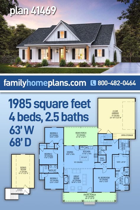 56510sm House Plan, Modest 4 Bedroom House Plans, House Plans With Mudroom Off Garage, 3 Bedroom Home Floor Plans With Office, Laundry Room Off Master Closet Floor Plan, 4 Bedroom House Plans With Basement, 4 Bedroom House Plans Single Storey, Barndominium Ideas Floor Plans 4 Bedroom, House Plans With Butlers Pantry