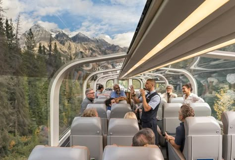 Rocky Mountaineer Train, Train Vacations, Rocky Mountaineer, Train Trips, Fairmont Hotel, Scenic Travel, Luxury Train, On The Train, Vancouver British Columbia