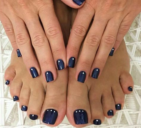 Midnight Blue Pedicure, Feet Nails Color, Nail Paint Ideas, Blue Toe Nails, Black Toe Nails, Toe Nail Color, Weak Nails, Cute Toe Nails, Blue Nail