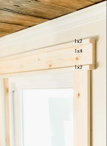 Try This Easy Window Trim Shortcut! - Marissa Cal Home Trim Windows Diy, French Farmhouse Window Trim, Townhome Upgrades, Diy Window Sill, Window Trim Ideas Interior, Window And Door Trim, Wood Window Trim, Wood Window Sill, Farmhouse Window Trim