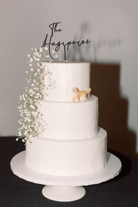 Plain White Tiered Cake, Wedding Cakes Ideas Simple, Wedding Cake Simple Two Tier, Plain White 3 Tier Wedding Cake, Small Cake Wedding Simple, Wedding Cakes Two Tier Elegant, Modern Wedding Cake 2023, Wedding Cake For Black And White Wedding, 3 Tiered Cake Ideas