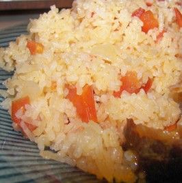 Brazilian Rice, Rice With Meat, Rice Meat, Brazil Food, Brazilian Dishes, Brazilian Recipes, Brazilian Food, Latin Food, Portuguese Recipes