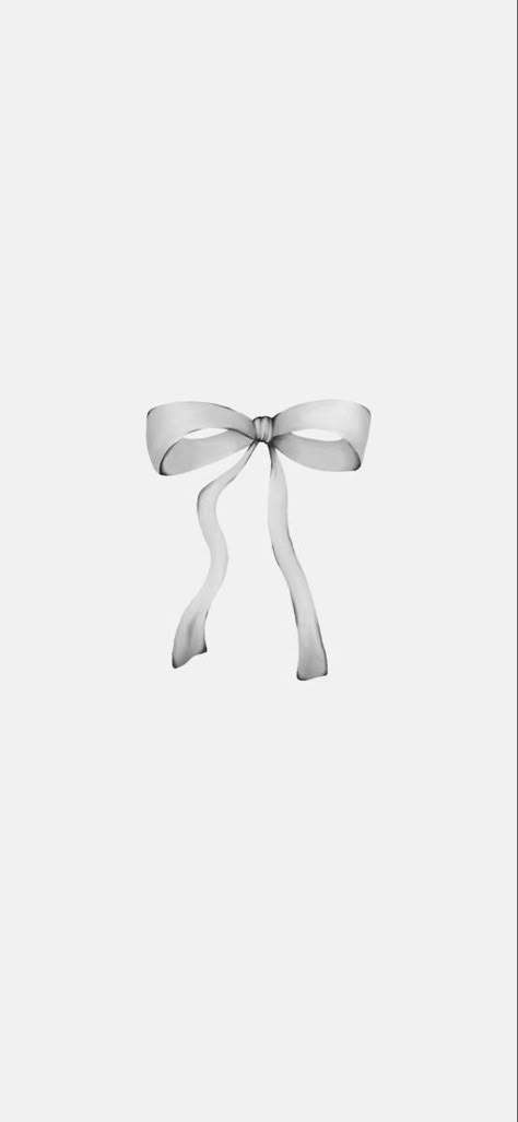 Black And White Wallpaper Coquette, Simple Wallpapers Black And White, Grey Bow Wallpaper, Pretty Wallpapers White, Grey Core Aesthetic Wallpaper, White Ribbon Wallpaper, Marinadanial_ Wallpaper, Beige Bow Wallpaper, White Wallpaper For Iphone Minimalist