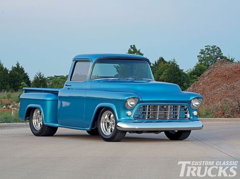 1956 Chevy Pickup Truck - Dad's '56 1956 Chevy Truck, Classic Trucks Magazine, 57 Chevy Trucks, Best Pickup Truck, 1956 Chevy, 56 Chevy, Truck Storage, Old Chevy, Pick Up Trucks