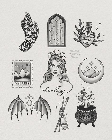 THRONE OF GLASS TATTOOS ✨💃🏼 I started in April and I finished at the end of May, what a roller coaster. At one point my husband made a comment about my book really making me sob… he was in a completely different room 🤧 Just like the ACOTAR flash (which I included in this post in case you forgot about them) these are repeatable! 150 for b&g, 200 for color ✨ Throne Of Glass Series Tattoo, Book Series Tattoos, Sjm Inspired Tattoos, Terrasen Tog Tattoo, Thorn Of Glass Tattoo, Cursebreaker Tattoo, Small Throne Of Glass Tattoo, Subtle Acotar Tattoo, Suriel Tea Acotar Tattoo