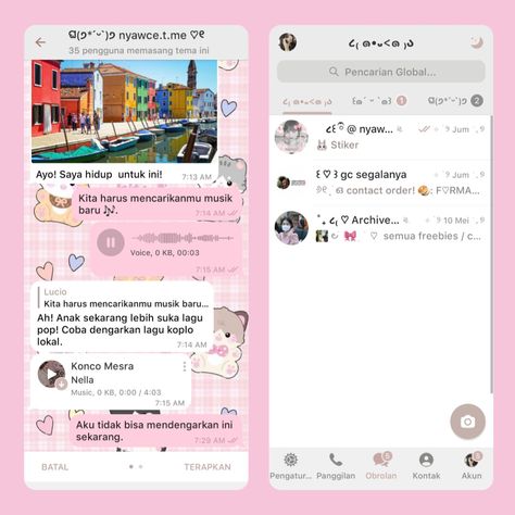 ໒꒰ 𝅄🐰🥕 ۫ @nyawce channels that provide various types.!! ᐢ..ᐢ such as telegram themes { Andro & ios } gifs { idols & cartoons } symbols and many more ♡.⭒ׄ ˖ ۪🥯🍒 Telegram Cute Theme, Telegram Themes Aesthetic Cute, Telegram Aesthetic, Telegram Chat Theme, Telegram Themes, Telegram Theme, Cute Themes, Telegram Channel, Jennie Kim