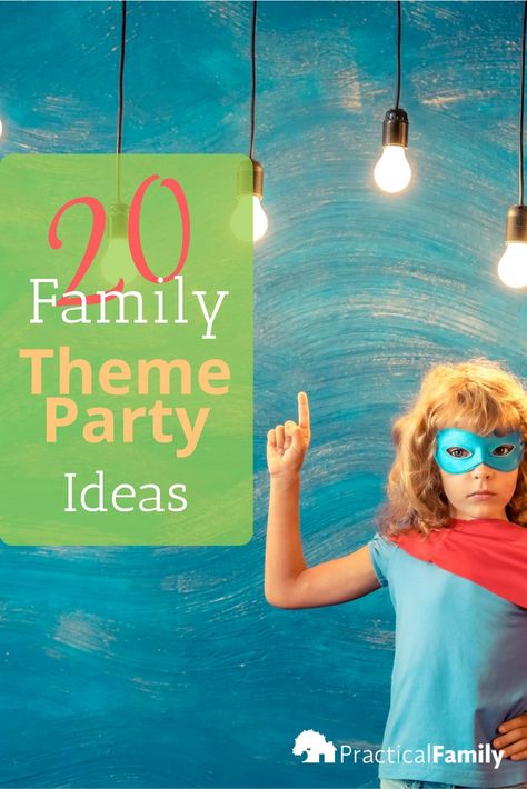 Spice up your next gathering by planning a theme party for the whole family to enjoy! Here are some simple ideas for inspiration. Family Vacation Theme Nights, Theme Nights For Family Vacation, Family Theme Party Ideas, Vacation Theme Nights, Childhood Theme Party, Family Party Themes, 2024 Activities, Western Cowboy Party, Birthday Party Ideas Food