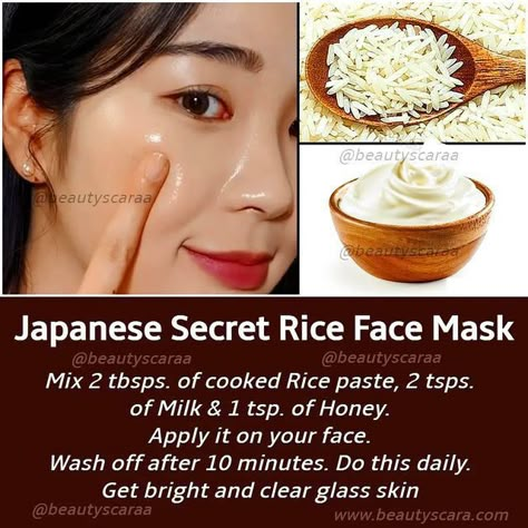 # Natural hair growth treatment. 
# Natural beauty care. 
# Natural skin care tips. 
# Natural skin glowing Musk. 
# Personal care. Rice Face Mask, Beginner Skin Care Routine, Natural Skin Care Ingredients, Skin Care Ingredients, Natural Skin Care Remedies, Clear Healthy Skin, Diy Skin Care Routine, Face Skin Care Routine, Natural Face Skin Care