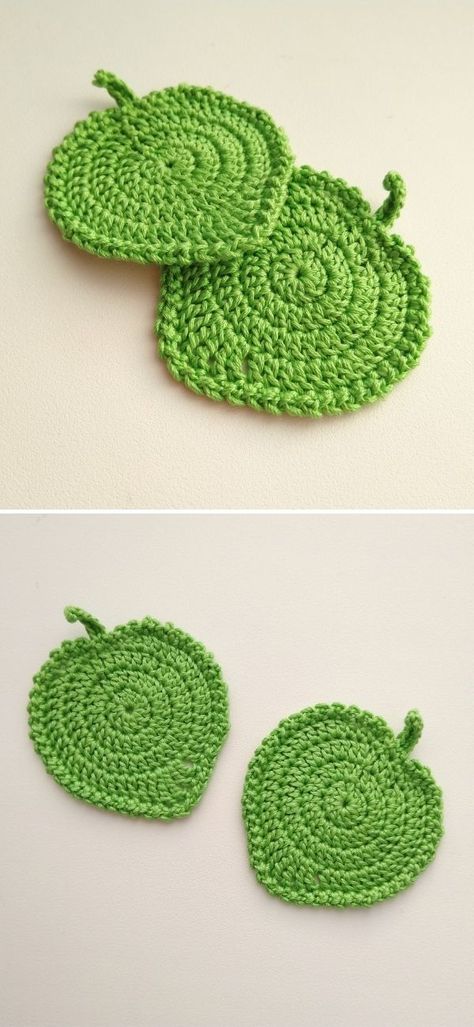 Beautiful Flower Crochet Coasters. These leaf coasters in the pictures below can be used as coasters, or you can grab a string and make a fantastic garland out of them! They are so versatile, you can easily use them for instance for home décor, applique, wall hanging, scrapbooking, bunting garland, gift wrapping décor, mug coasters and so much more! #freecrochetpattern #doily #coaster Crochet Granny Squares Together, Crochet Heart Coaster, Knit Coasters, Crochet For Fall, Crochet Flower Coaster, Crochet Beer, Crochet Blanket Sizes, Crochet Cup Coaster, Coasters Free Pattern