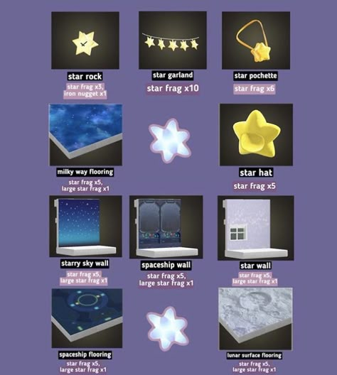 Animal Crossing Stars Path, Acnh Fireworks Design, Acnh Spacecore, Animal Crossing Music, Acnh Tips, Space Core, Animal Crossing Tips, Animal Crossing Island Inspo, Ac Ideas