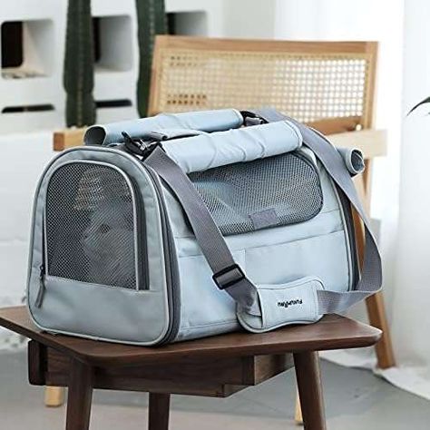 Wholesale Bulk FUKUMARU Cat Carrier, Soft-Sided Small Dog Carrier, Large Cat Travel Bag with 4 Mesh Windows, Under 30 lb Airline Approved Pet Carrier with 4 Storage Pockets, Rollable Cover for Nervous Cats, Grey Amazon & Etsy Manufacturer Check more at https://www.alppm.com/product/wholesale-bulk-fukumaru-cat-carrier-soft-sided-small-dog-carrier-large-cat-travel-bag-with-4-mesh-windows-under-30-lb-airline-approved-pet-carrier-with-4-storage-pockets-rollable-cover-for-nervous Dog Travel Carrier, Cat Climbing Shelves, Airline Approved Pet Carrier, Cat Travel Carrier, Small Dog Carrier, Pet Travel Carrier, Pocket Cat, Pet Travel Bag, Cat Lounge