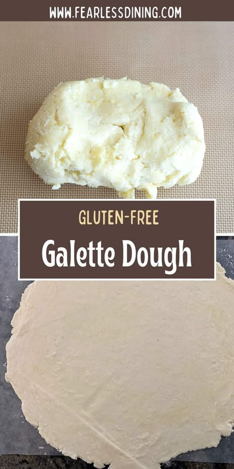 Learning how to make the perfect gluten free galette dough is the first step to making incredible fruit-filled galettes. If you love a flaky pie crust, this is the recipe you need to try! Gluten Free Sweet Dough Recipe, Gluten Free Crazy Dough, Gluten Free Pastry Recipes, Gluten Free Pie Dough, Gluten Free Galette, Galette Dough, Gluten Free Pies, King Arthur Gluten Free, Gluten Free Dough