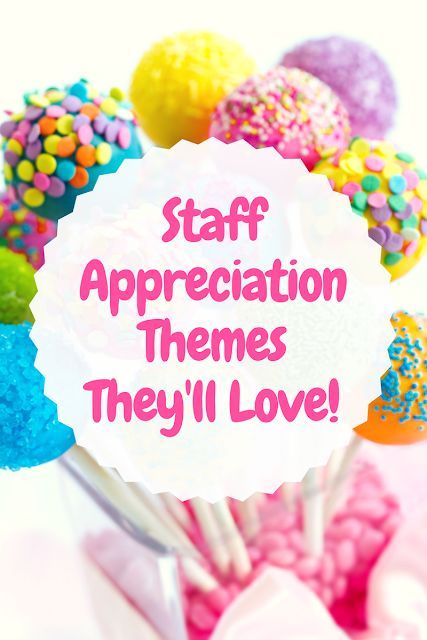 Here’s a non-exhaustive list of a few themes that all staff would enjoy along with some fantastic accessories and decorations to set off the themes perfectly! #staffappreciation #appreciationthemes #employeeappreciation Staff Appreciation Themes, Appreciation Week Themes, Appreciation Themes, Teacher Appreciation Week Themes, Employee Appreciation Ideas, Teacher Appreciation Themes, Staff Appreciation Ideas, Staff Ideas, Teacher Morale