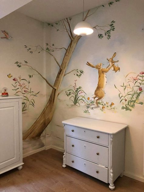 Woodland Mural, Tree Wall Painting, Nursery Wall Painting, Mural Inspiration, Newborn Room, Wall Murals Diy, Kids Room Murals, Woodland Wall, Tree Mural