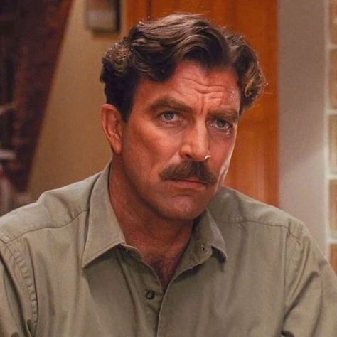 Man’s Face Drawing, Tom Selleck Hair, 60s Male Hair, Mullet And Mustache Aesthetic Men, Magnum Pi Tom Selleck, Tom Selleck Style, Mens Curtains Hairstyle, Aesthetic Men Pics, 50s Mens Hair