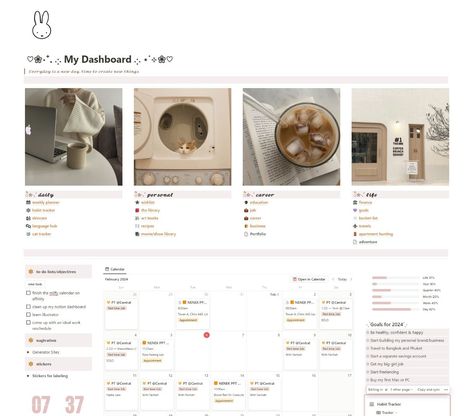 #Organisation #Personal_Notion_Dashboard #Notion_Template_Ideas_Work #Notion_Homepage_Ideas Notion Homepage Ideas, 2023 Notion, Notion Dashboard Template, Notion Banner, Notion Study, School Notion, Notion Planner Template, Notion Template Free, Study Planner Free