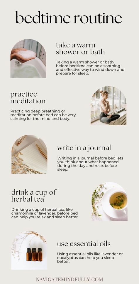 bedtime routine Meditation Before Bed, Bedtime Rituals, Mindful Meditation, Peaceful Night, Wake Up Refreshed, Bedtime Ritual, Restorative Sleep, Holistic Lifestyle, Night Time Routine