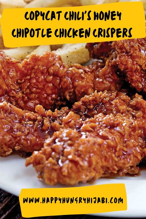 Chipotle Chicken Recipes, Chipotle Chicken Crispers, Honey Chipotle Chicken Crispers, Creamy Chipotle Chicken, Honey Chipotle Sauce, Chicken Crispers, Honey Chipotle Chicken, Fried Chicken Tenders, Honey Chipotle