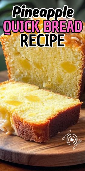 Easy Pineapple Quick Bread Bisquick Pineapple Recipes, Zuchini Baking Recipes Bread With Pineapple, Recipes Using Pineapple Chunks, Crush Pineapple Recipes, Pineapple Quick Bread Recipes, Pineapple Bread Recipe Easy, Recipes Using Pineapple, Pineapple Recipes Easy, Pineapple Bread Recipe