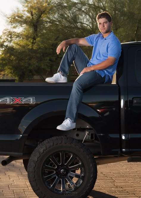 Guy Truck Photoshoot, Senior Picture Ideas For Guys Truck, Truck Graduation Pictures, Male Senior Pictures Poses With Truck, Guy Senior Photos Country, Senior Picture Ideas For Guys Welding, Senior Picture Ideas For Guys With Truck, Boy Senior Pictures With Truck, Senior Picture Ideas Truck