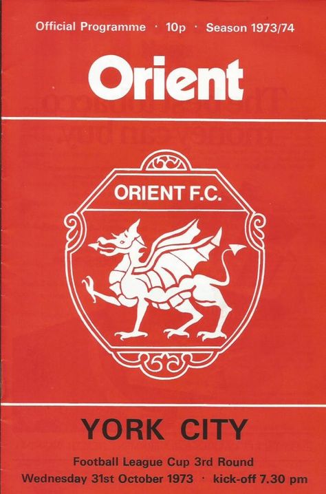 York City | Leyton Orient F.C. Programmes Bobby Fisher, Peter Allen, Leyton Orient, Interior Design Student, Blackburn Rovers, Association Football, English Football, Football Program, Aston Villa