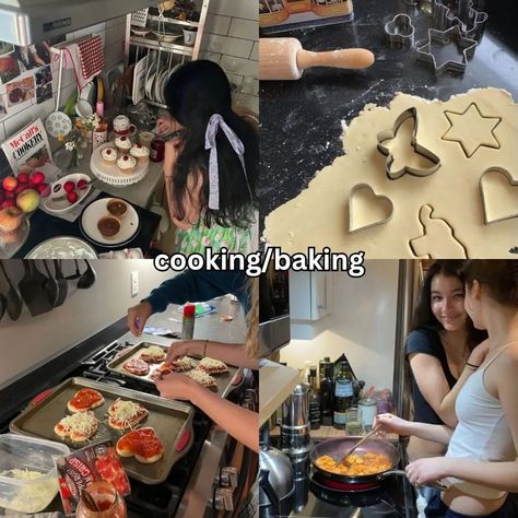 Cooking Baking Aesthetic, Self Love Hobbies, Cooking Hobby Aesthetic, Fav Thing To Do, Fav Things To Do, Cool Girl Hobby, Cool Girl Hobbies Aesthetic, Aesthetic Hobbies List, Hobbie Aesthetic Girl