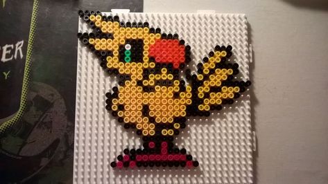 Beads Design, Bead Designs, Perler Beads, Final Fantasy, Not Mine, Pixel Art, Vault Boy, I Hope You, I Hope