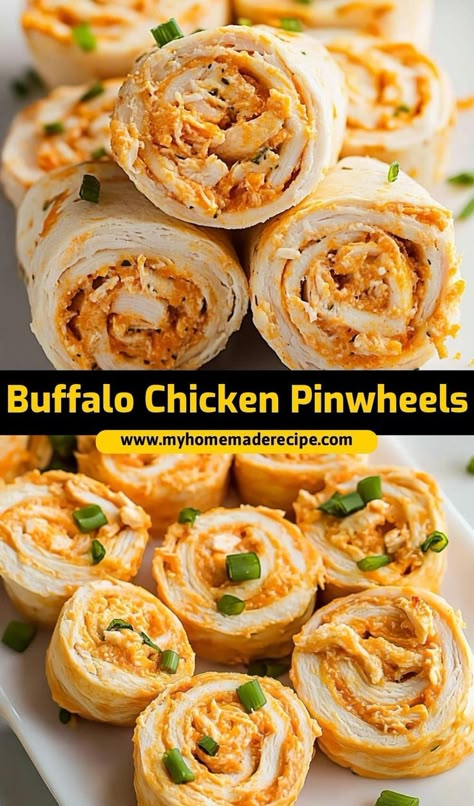 These buffalo chicken pinwheels are the best pinwheels for a quick and spicy appetizer. Packed with creamy buffalo chicken, they’re the ultimate pinwheels for parties and game days Best Pinwheels Appetizers, The Best Pinwheel Recipes, Spicy Pinwheels, Buffalo Chicken Cream Cheese, Best Pinwheels, Best Pinwheel Appetizers, Lets Glow Party, Pickle Pinwheels, Glow Party Theme