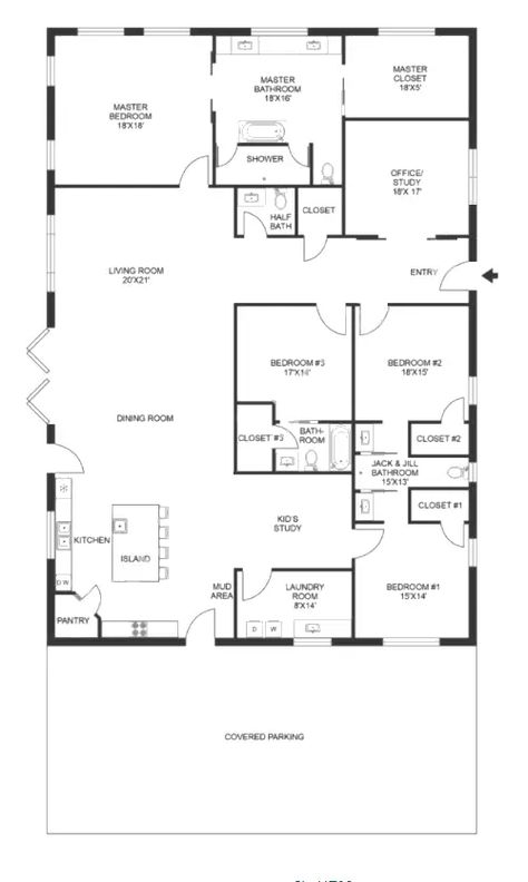 99 Best Barndominium Floor Plans With Pictures - Updated Design 4 Bedroom Barndominium With Loft, Barndominium Floor Plans 40x60, 40x60 Floor Plans, 40x80 Barndominium Floor Plans, Farmhouse Barndominium Interior, 40x60 Barndominium Floor Plans, 40x60 Pole Barn House Plans, Barndominium House Plans, Barndo Ideas