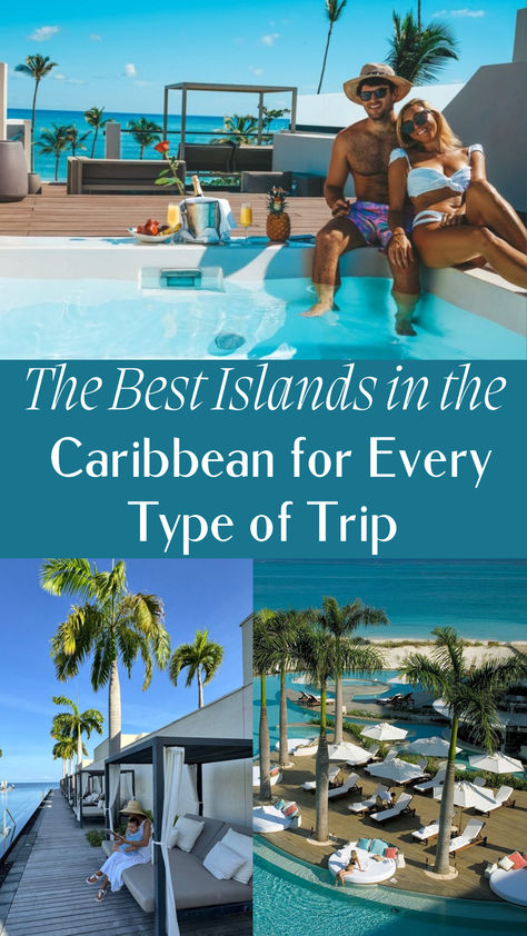 Discover the best Caribbean islands for every type of getaway! Explore pristine beaches, vibrant cultures, and breathtaking landscapes on islands perfectly suited to your dream vacation | Best Island in Caribbean | Caribbean Trip Affordable Carribean Vacations, Best Caribbean Vacations, Caribbean Islands Vacation, Best Caribbean Islands, Adventurous Travel, Travel Guide Book, Caribbean Vacation, Honeymoon Resorts, Caribbean Culture