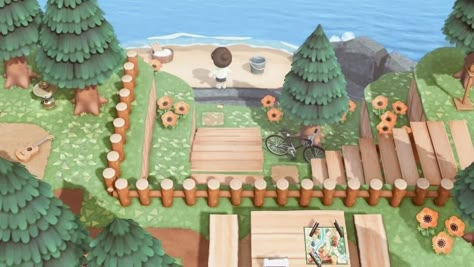 Animal Crossing Back Of Island, Animal Crossing Cliff House, Acnh Island Nooks Cranny Ideas, Animal Crossing Villager House Layout Map, Acnh Residence Services Ideas, Animal Crossing Courtyard, Acnh Narrow Area Ideas, Acnh Circle Neighborhood, Simple Animal Crossing Ideas