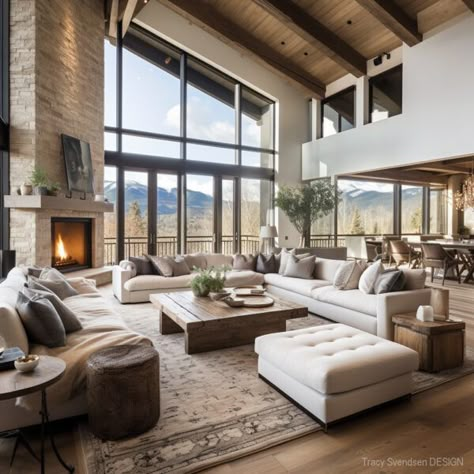 Mountain Home Interiors, Gorgeous Images, Modern Lodge, Modern Rustic Living Room, Modern Rustic Homes, Modern Mountain Home, Bad Inspiration, Modern Farmhouse Living Room, Mountain Modern