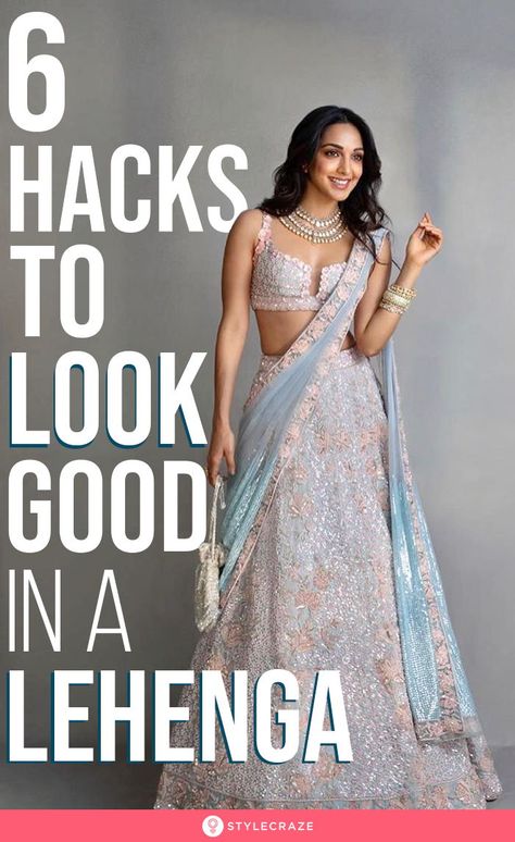 Lehenga Choli Wearing Style, Wedding Lehenga Draping Styles, How To Dress Up With Lehenga, Styling A Lehenga, Accessories With Lehenga, Lehenga Looks Style, How To Style A Lehenga, Draped Dupatta Lehenga, Different Lehenga Designs